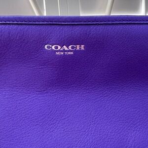 Like New! Beautiful purple Coach crossbody bag.